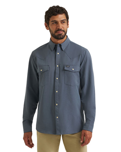 Men's ATG X Wrangler Technical Long Sleeve Regular Fit Snap Western Shirt - 112384708