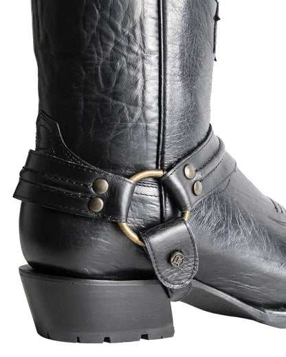 Men's Moto Eagle Lug Biker Boots - 09-020-7750-8888 BL