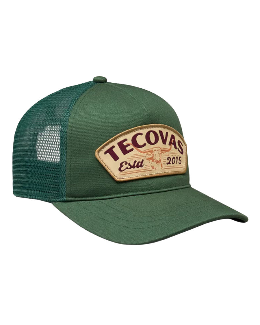 Longhorn Badge 5 Panel Low Pro Trucker Cap - 31282-Htg