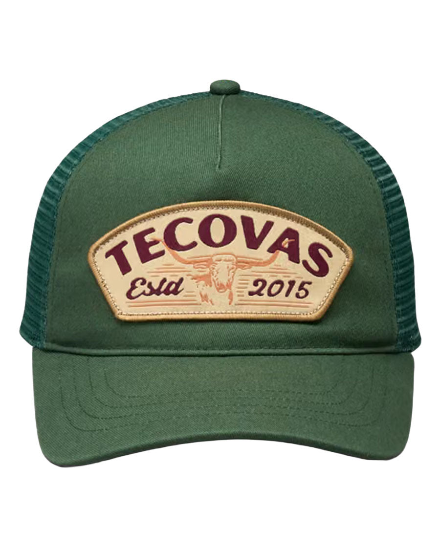 Longhorn Badge 5 Panel Low Pro Trucker Cap - 31282-Htg