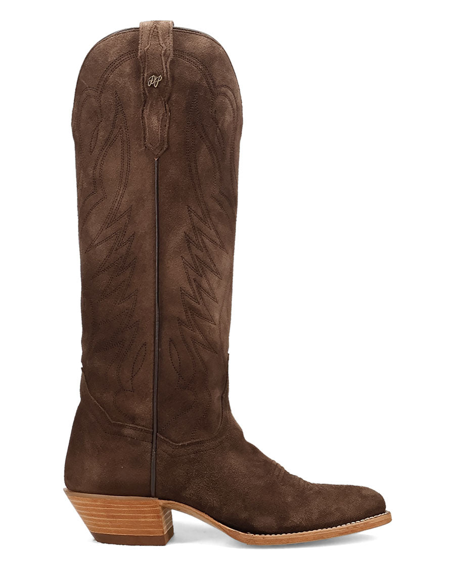 Women's Neon Prairie Suede Leather Western Boots - Dp7213