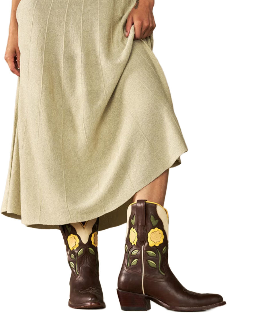 Women's The Jolene Roses Western Boots - 21103-TFE