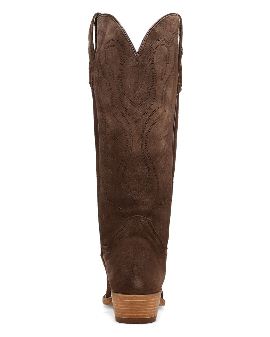 Women's Neon Prairie Suede Leather Western Boots - Dp7213