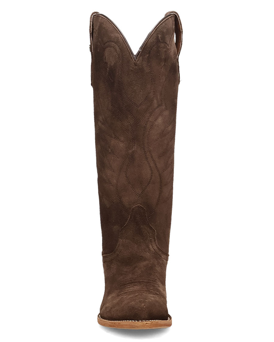 Women's Neon Prairie Suede Leather Western Boots - Dp7213