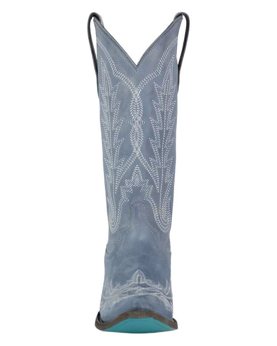 Women's Washed Denim Lexington Western Boots - Lb0488O