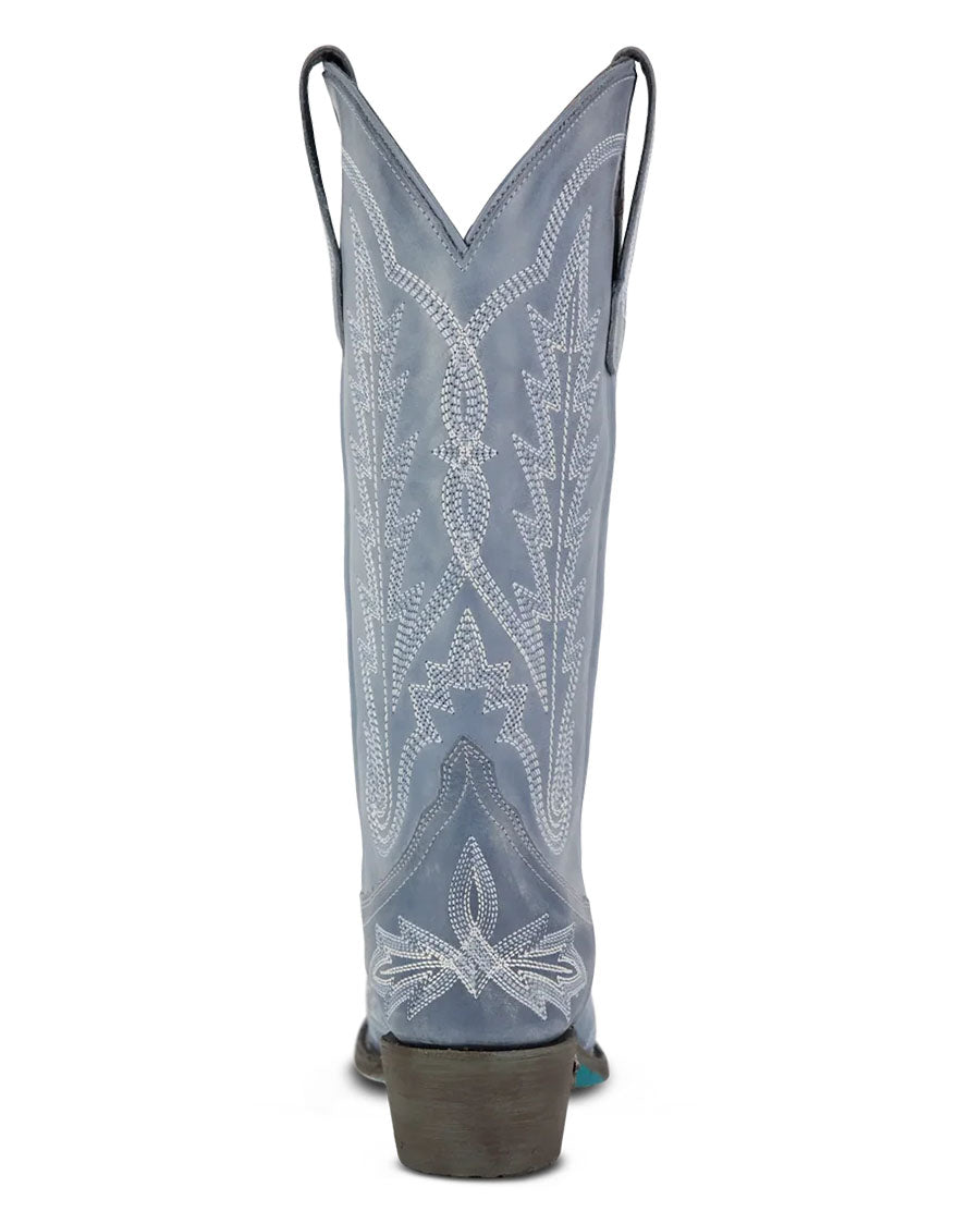 Women's Washed Denim Lexington Western Boots - Lb0488O
