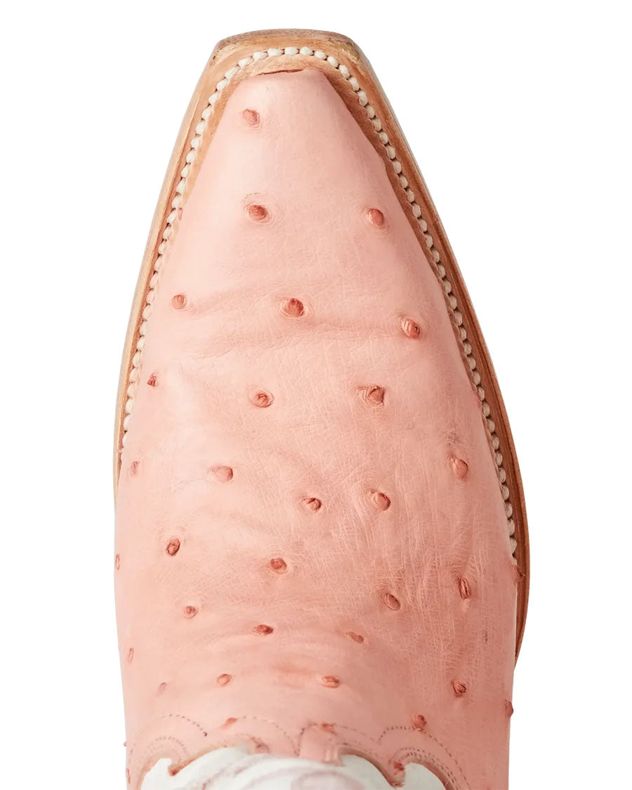 Women's Blush Ostrich Skylight Western Boots - Lb0498W