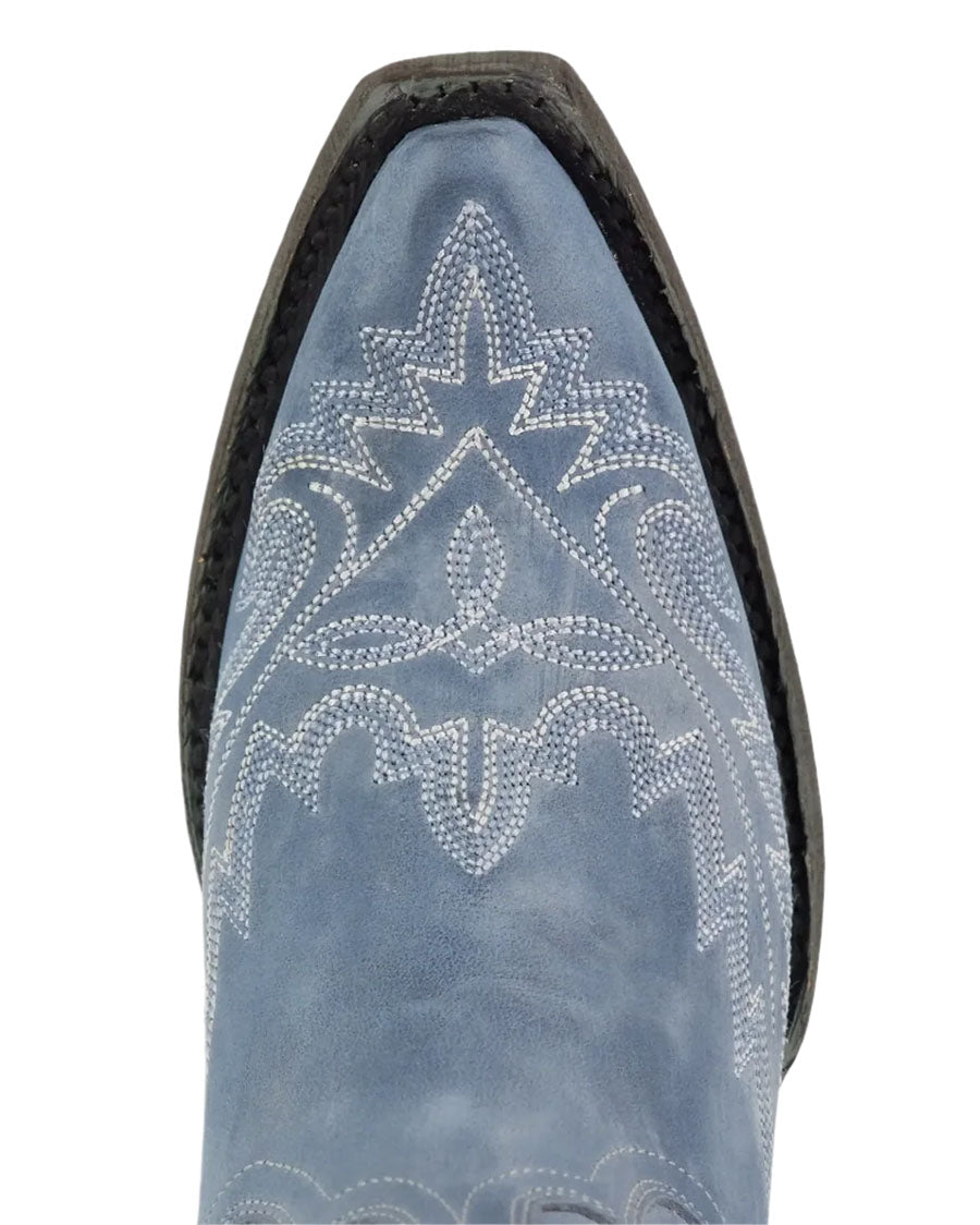 Women's Washed Denim Lexington Western Boots - Lb0488O