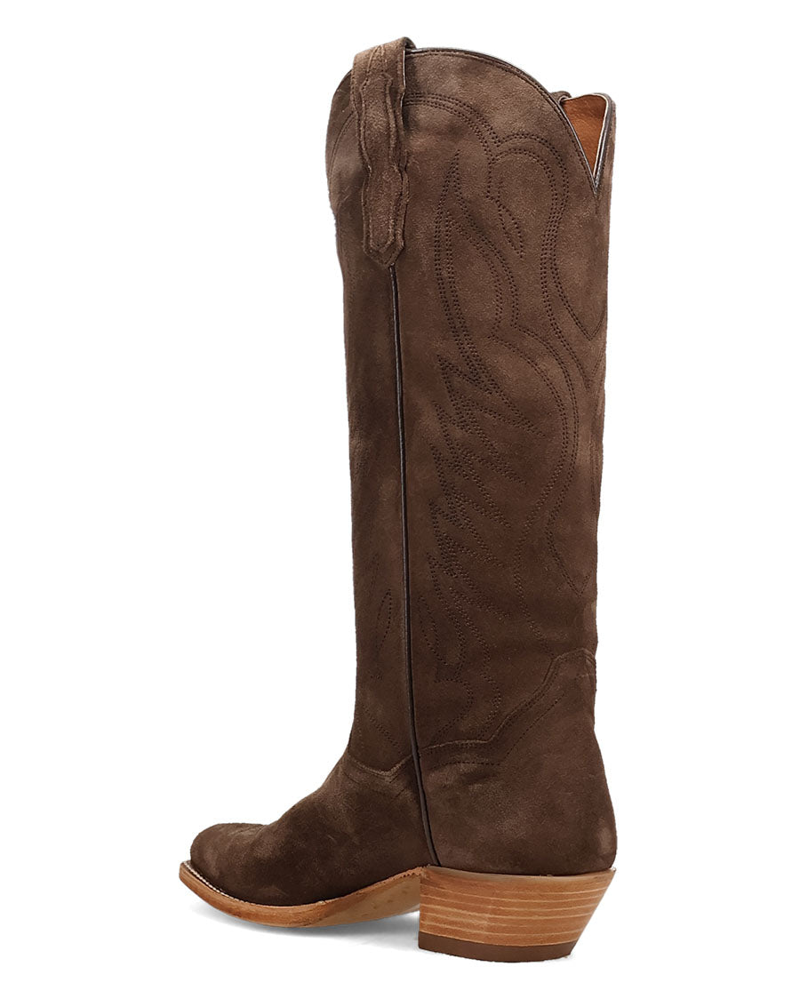 Women's Neon Prairie Suede Leather Western Boots - Dp7213