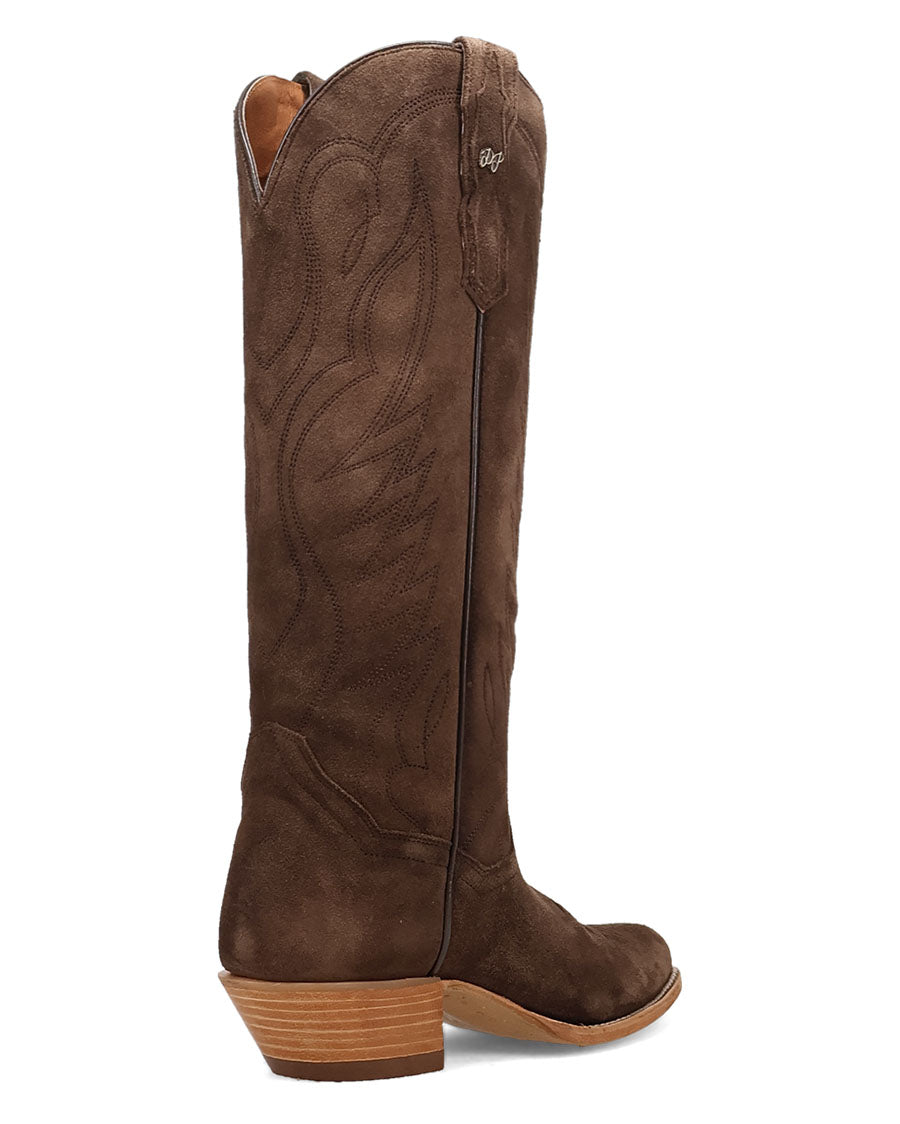 Women's Neon Prairie Suede Leather Western Boots - Dp7213