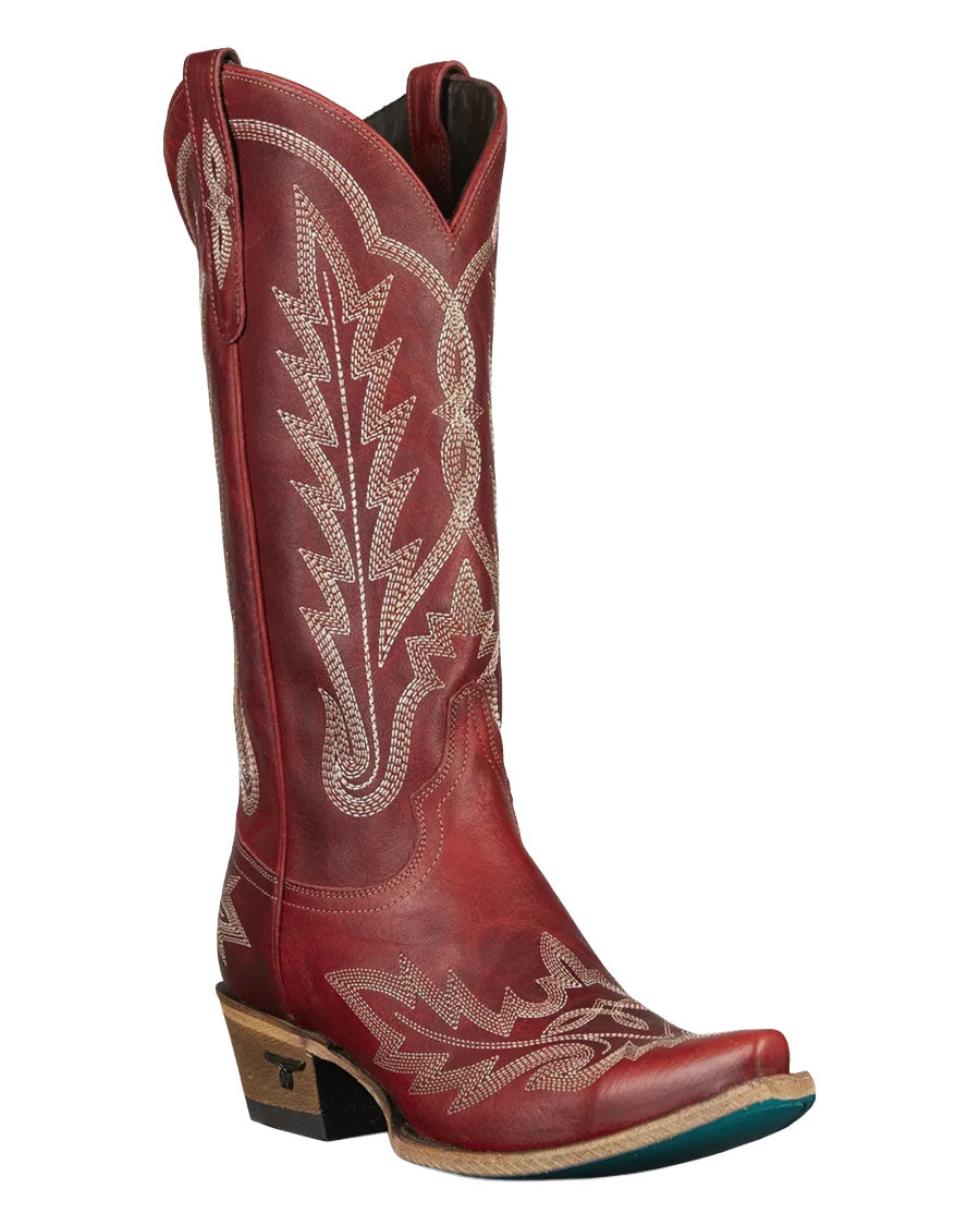 Women's Smoldering Ruby Lexington Western Boots - Lb0488E