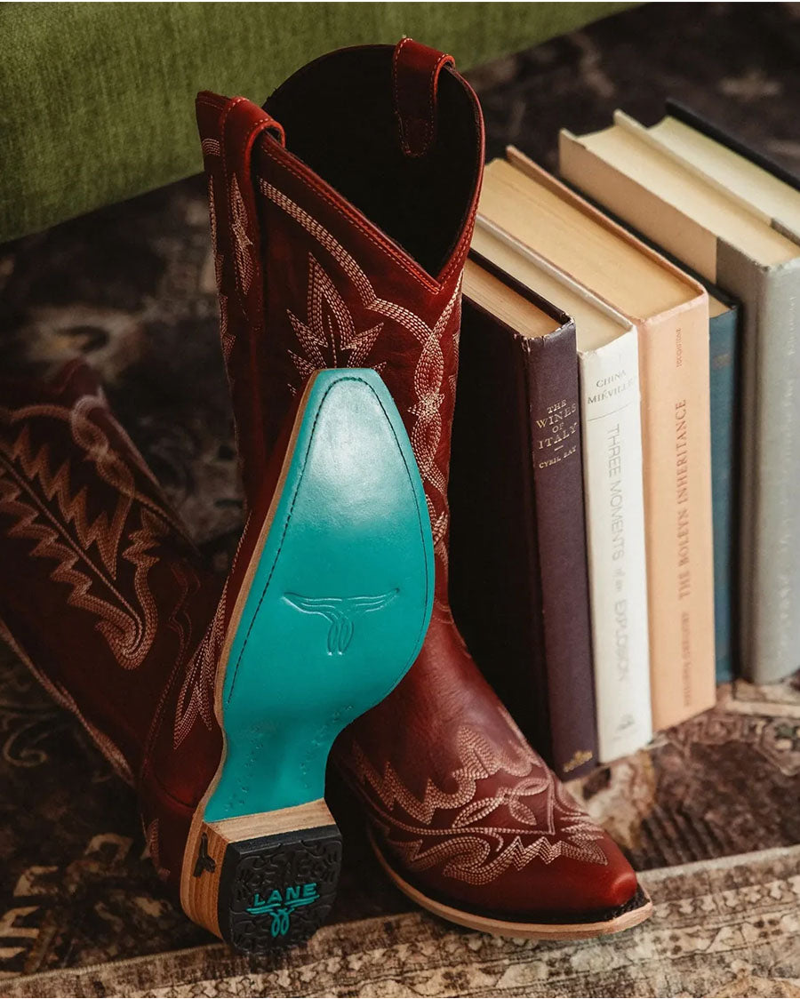 Women's Smoldering Ruby Lexington Western Boots - Lb0488E