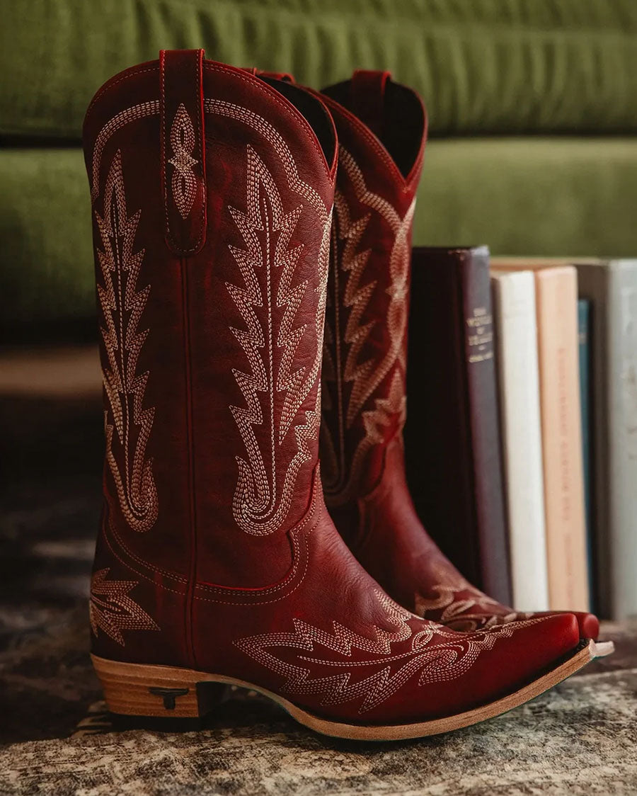 Women's Smoldering Ruby Lexington Western Boots - Lb0488E