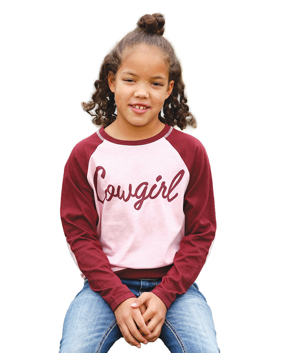 Girls' Long Sleeve Raglan Shirt - Ctk8650002