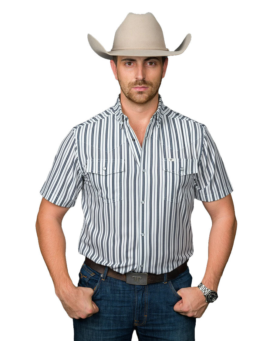 Men's The Jack Short Sleeve Snap Performance Western Shirt - Fps1026123