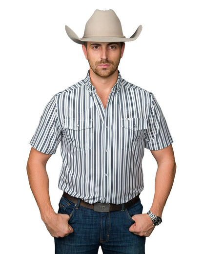 Men's The Jack Short Sleeve Snap Performance Western Shirt - Fps1026123 by Ferrell from Skip’s Western Outfitters | FRL-FPS1026123-S