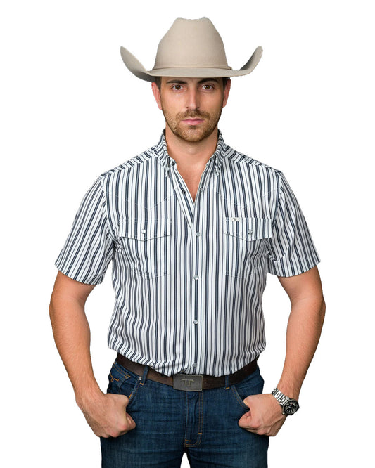 Men's The Jack Short Sleeve Snap Performance Western Shirt - Fps1026123