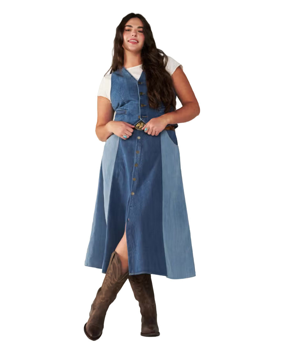 Women's The Annie Wide Calf In Cafe Goat Western Boots - 20062-Caf