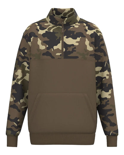 Men's Camo On Chest Long Sleeve Pullover - Hh2622Brca