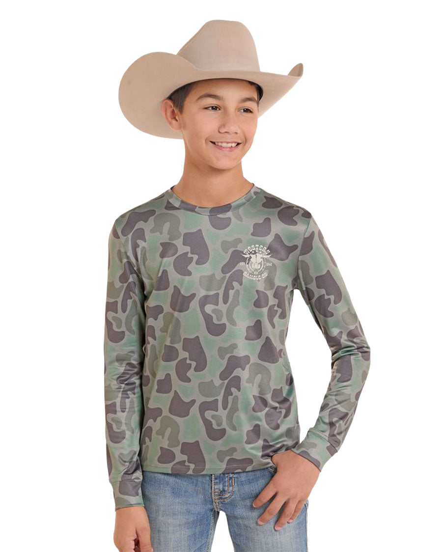Boys' Long Sleeve Performance Graphic T-Shirt - Bb22T10320-31