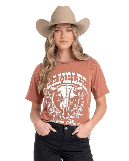 Women's Short Sleeve Graphic T-Shirt - Bw21T10280-90