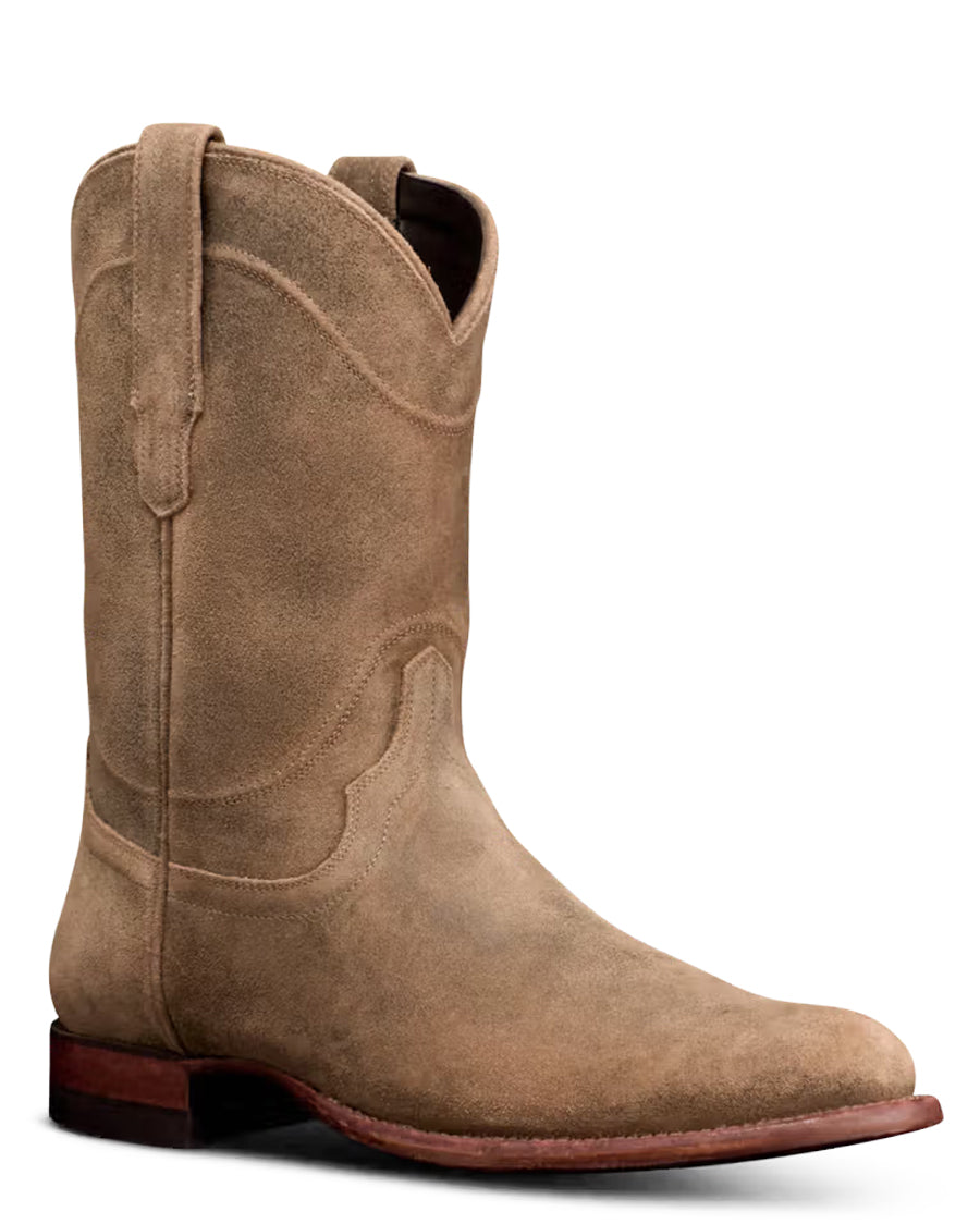 Men's The Earl Suede Western Boots - 11081-Grv