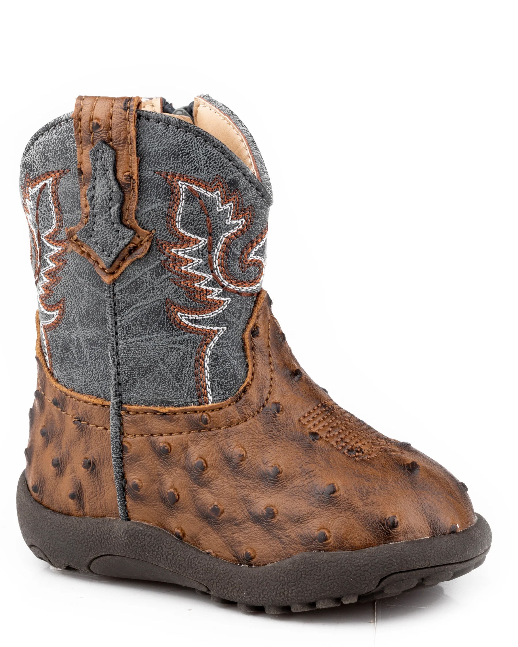 Infant Boys' Cowbabies Bumps Western Boots by Roper from Skip’s Western Outfitters | KAR-09-016-1900-3436-BR-1-MED