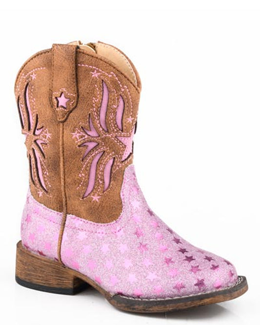 Toddler Girls' Starlett Western Boots by Roper from Skip’s Western Outfitters | KAR-09-017-1903-3619-PI-5-MED