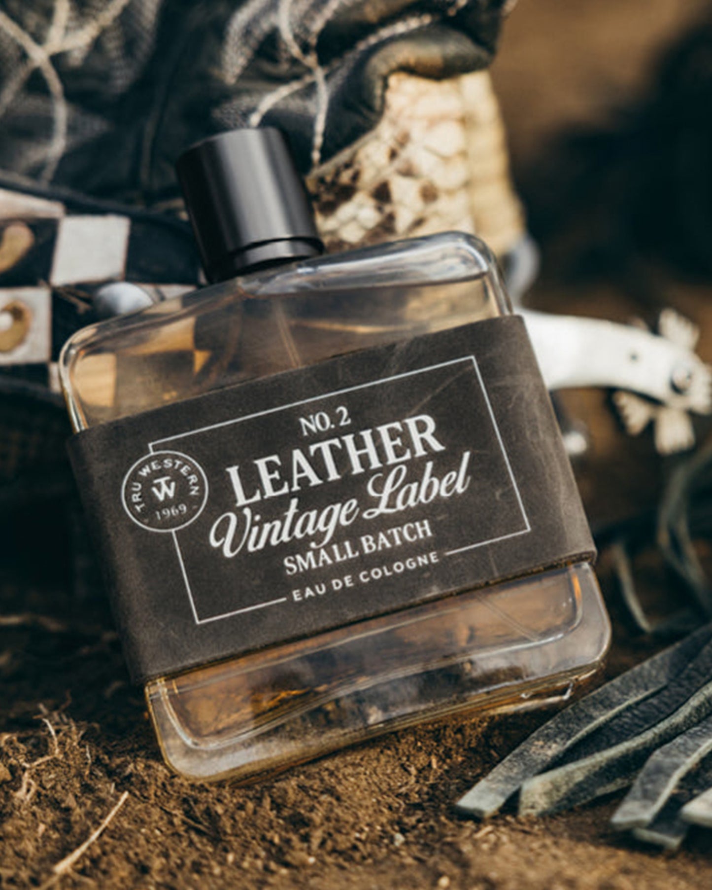 Men's No. 2 Leather Vintage Label Small Batch Cologne