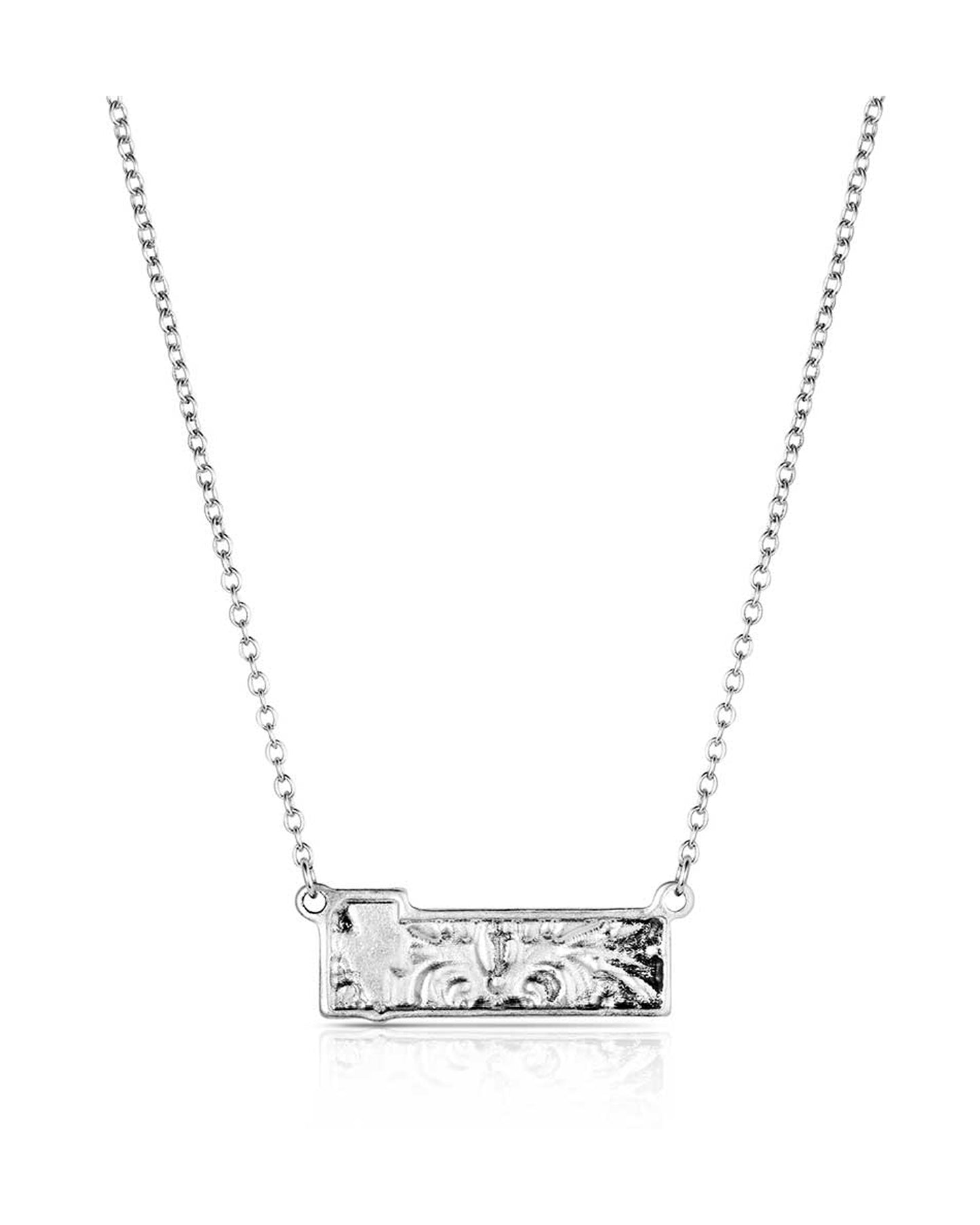 Women's Blue Northern Bar Necklace