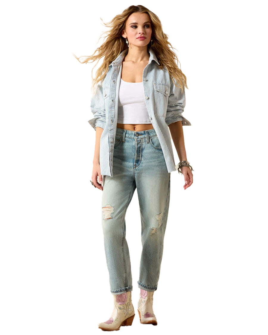 Women's Denim Shirt Jacket - 10073889