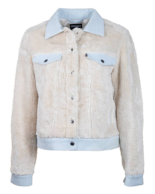 Women's Sherpa And Denim Jacket