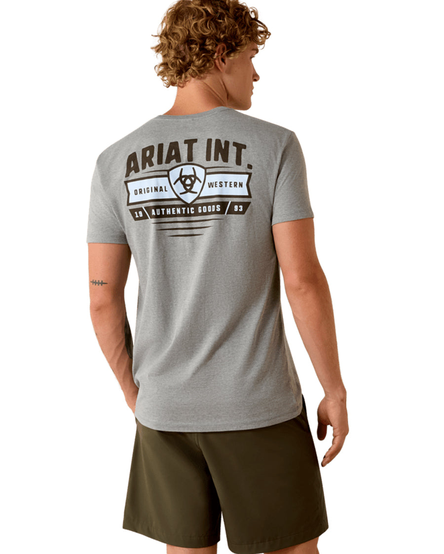 Men's Ariat Banner Badge T-Shirt - 10073955