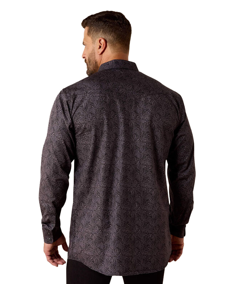 Men's Wrinkle Free Allen Fitted Snap Shirt - 10071023