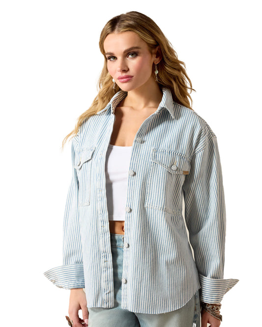 Women's Denim Shirt Jacket - 10073889