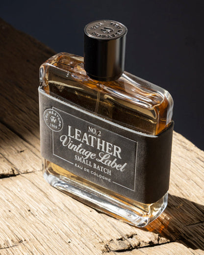 Men's No. 2 Leather Vintage Label Small Batch Cologne