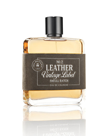Men's No. 2 Leather Vintage Label Small Batch Cologne