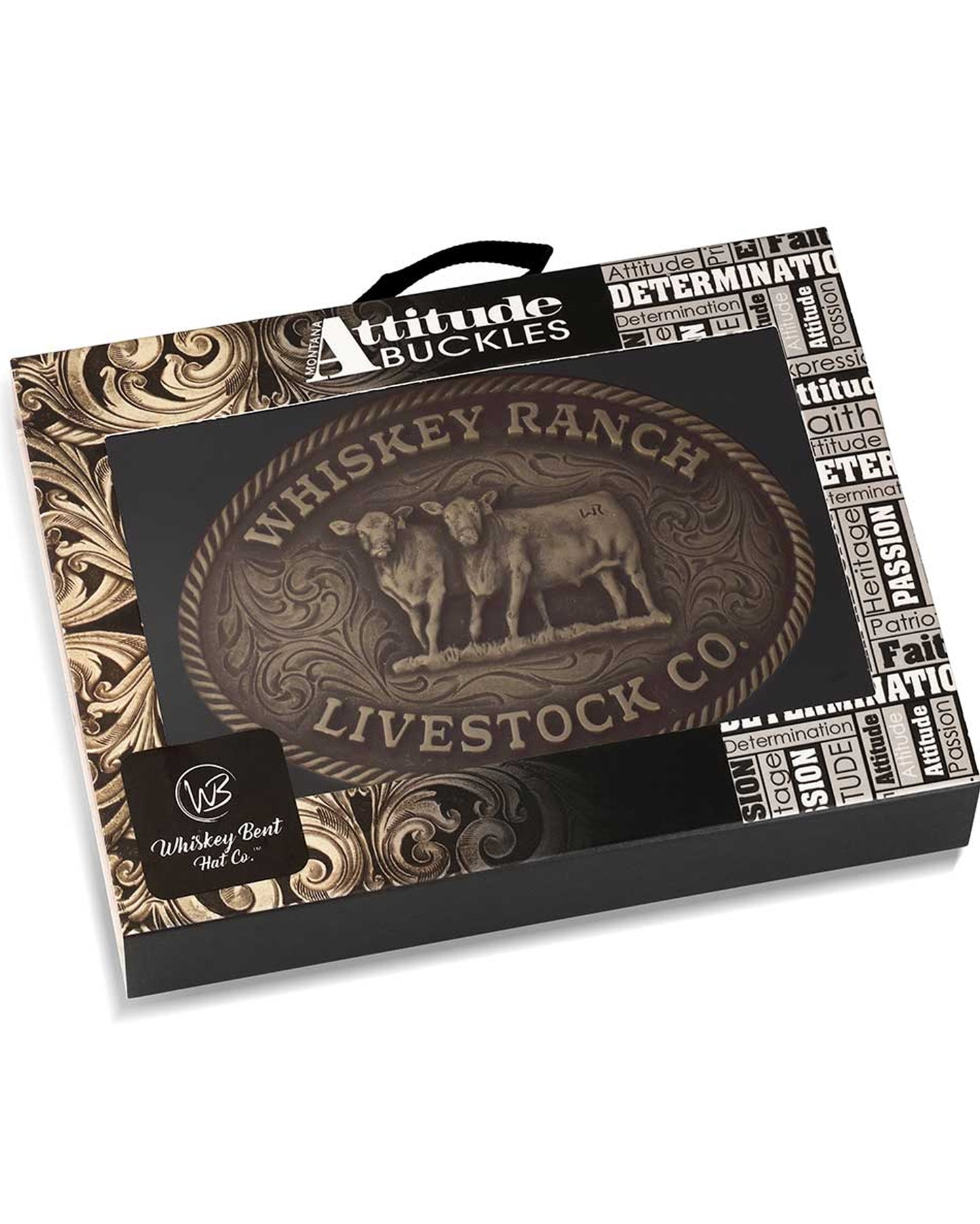 Livestock Co. Whiskey Ranch Attitude Buckle