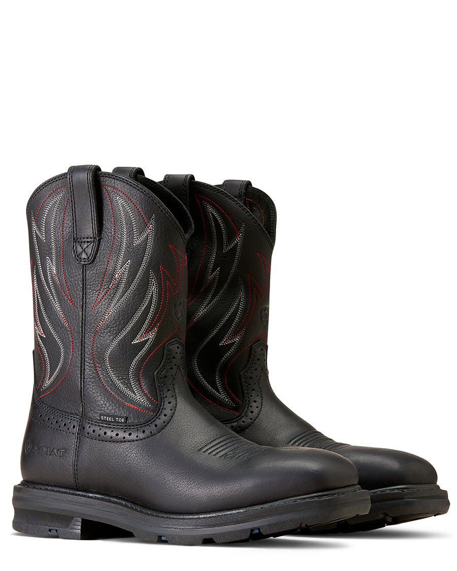 Men's Sierra Shock Shield Steel Toe Work Boots - 10046929