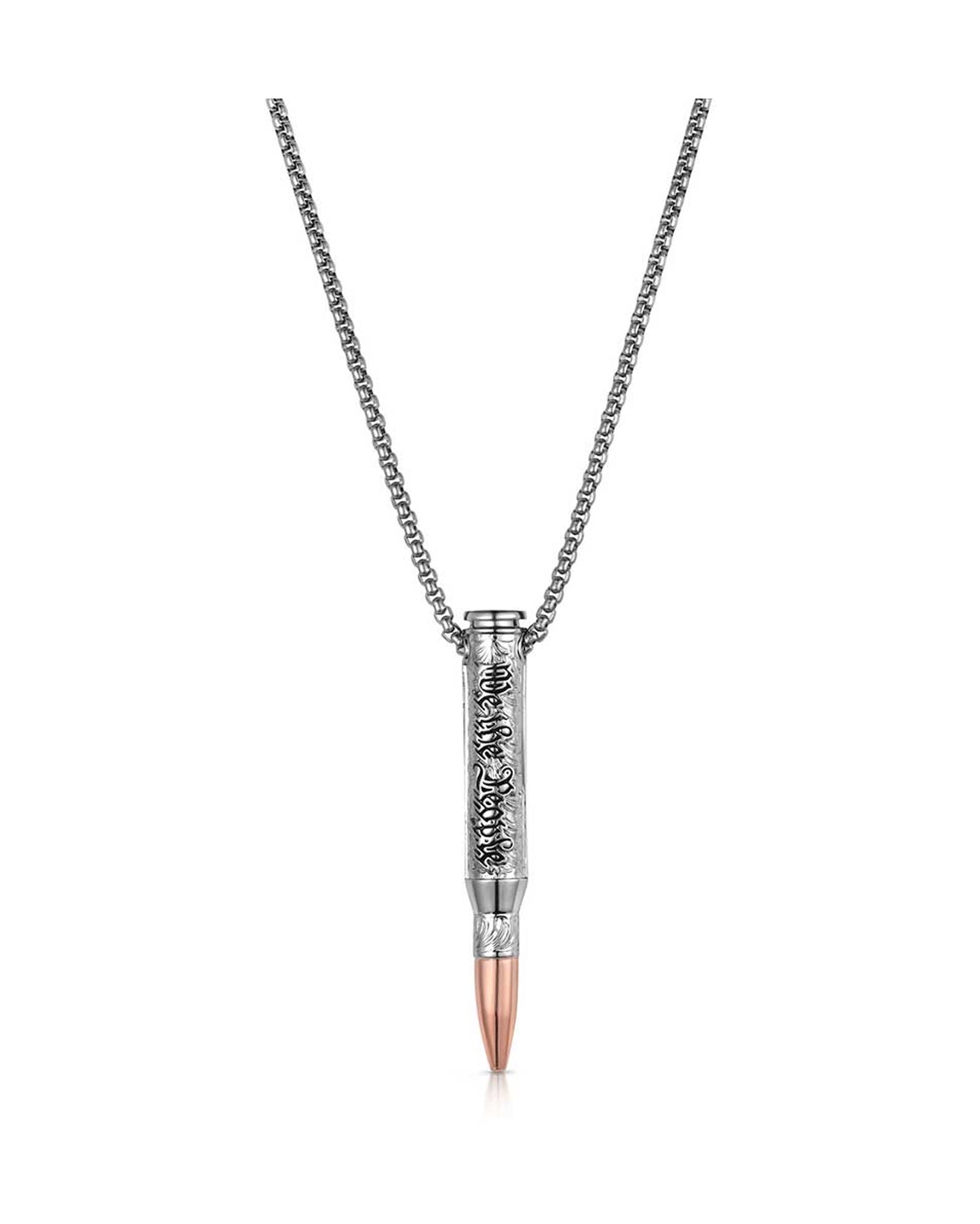Men's We The People Rifle Bullet Necklace