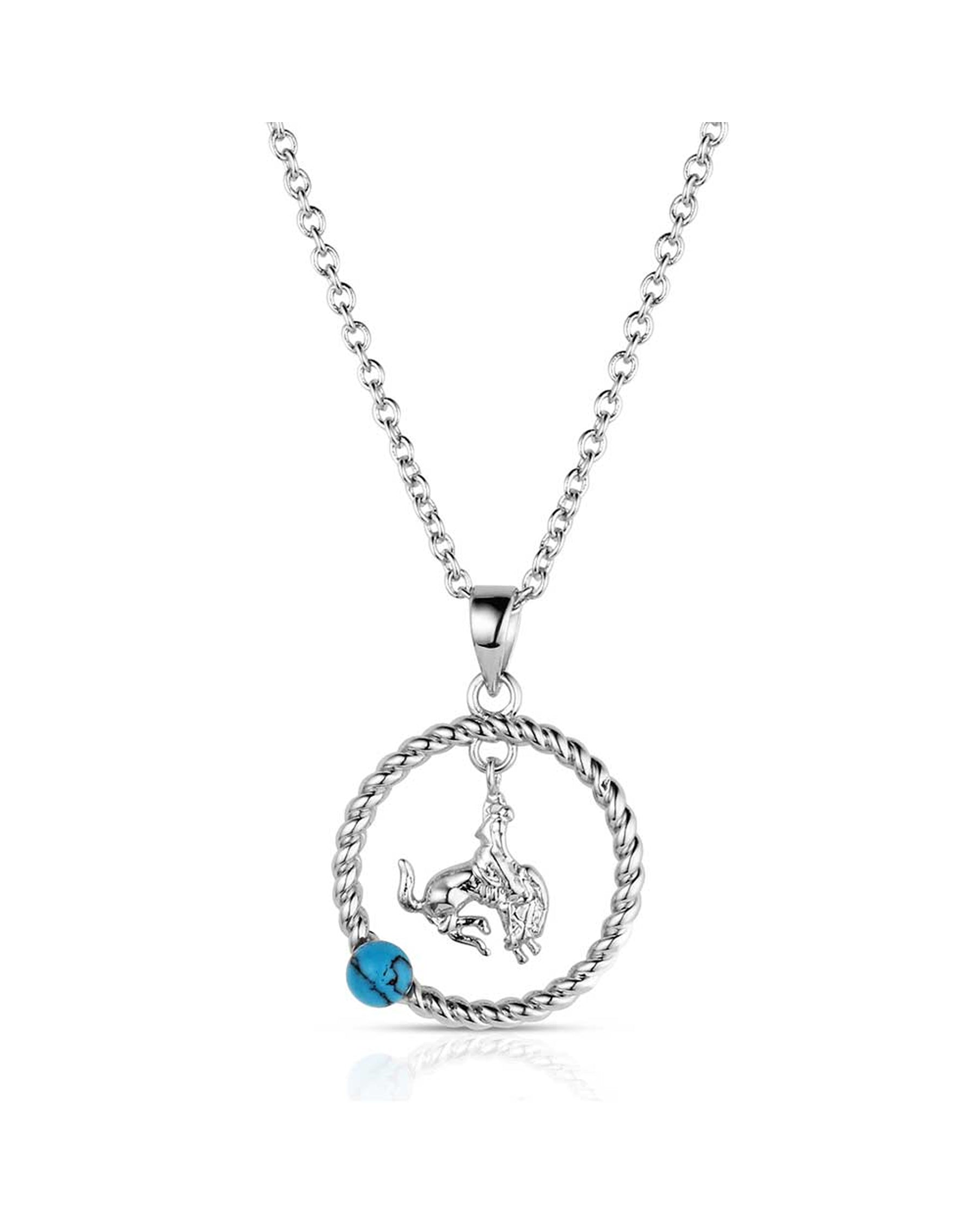 Women's Rodeo Blues Necklace by Montana Silversmiths from Skip’s Western Outfitters | MON-NC6385-O/S