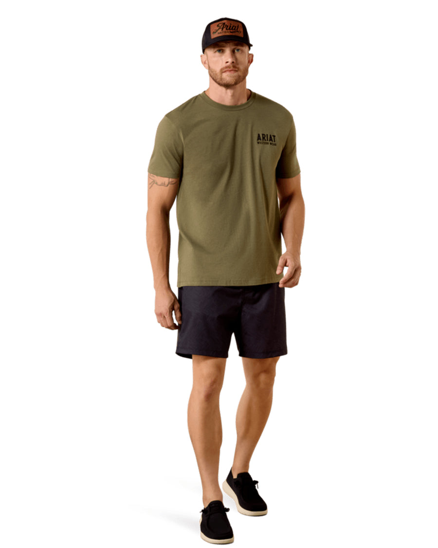 Men's Ariat Outline Shop T-Shirt - 10073962