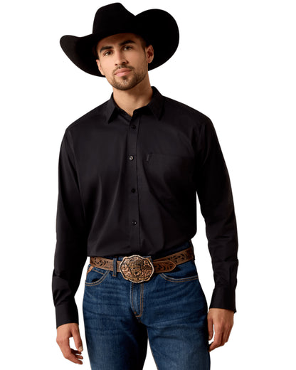 Men's Everything Classic Fit Shirt - 10071100 by Ariat from Skip’s Western Outfitters | ARI-10071100-XS-BLACK