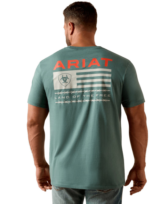 Men's Ariat Hidden Valley Flag Classic Fit T-Shirt - 10061355