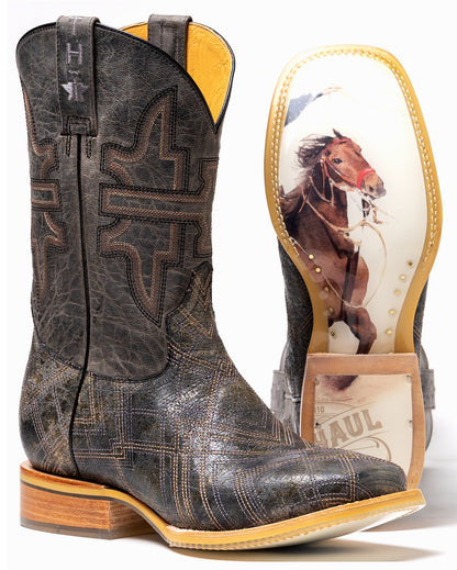 Men's Latidudes Team Rodeo Boots by Tin Haul from Skip’s Western Outfitters | KAR-14-020-0077-0453 BL-095-D