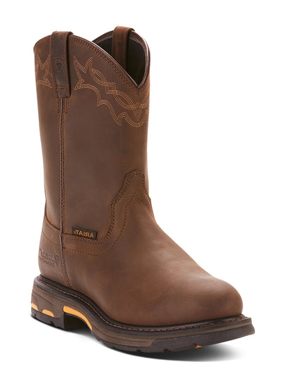 Men's Workhog H20 Pull-On Boots by Ariat from Skip’s Western Outfitters | ARI-10001198-070-D