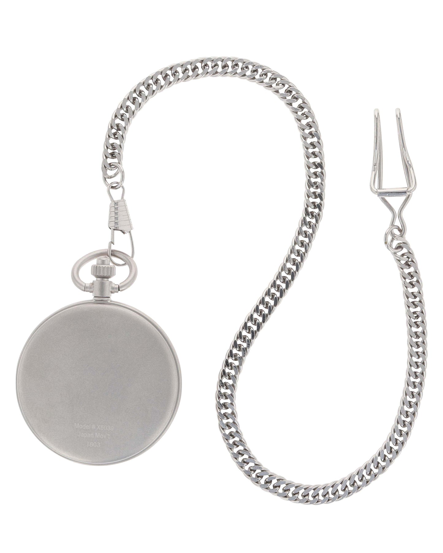 Engraved Silver Pocket Watch