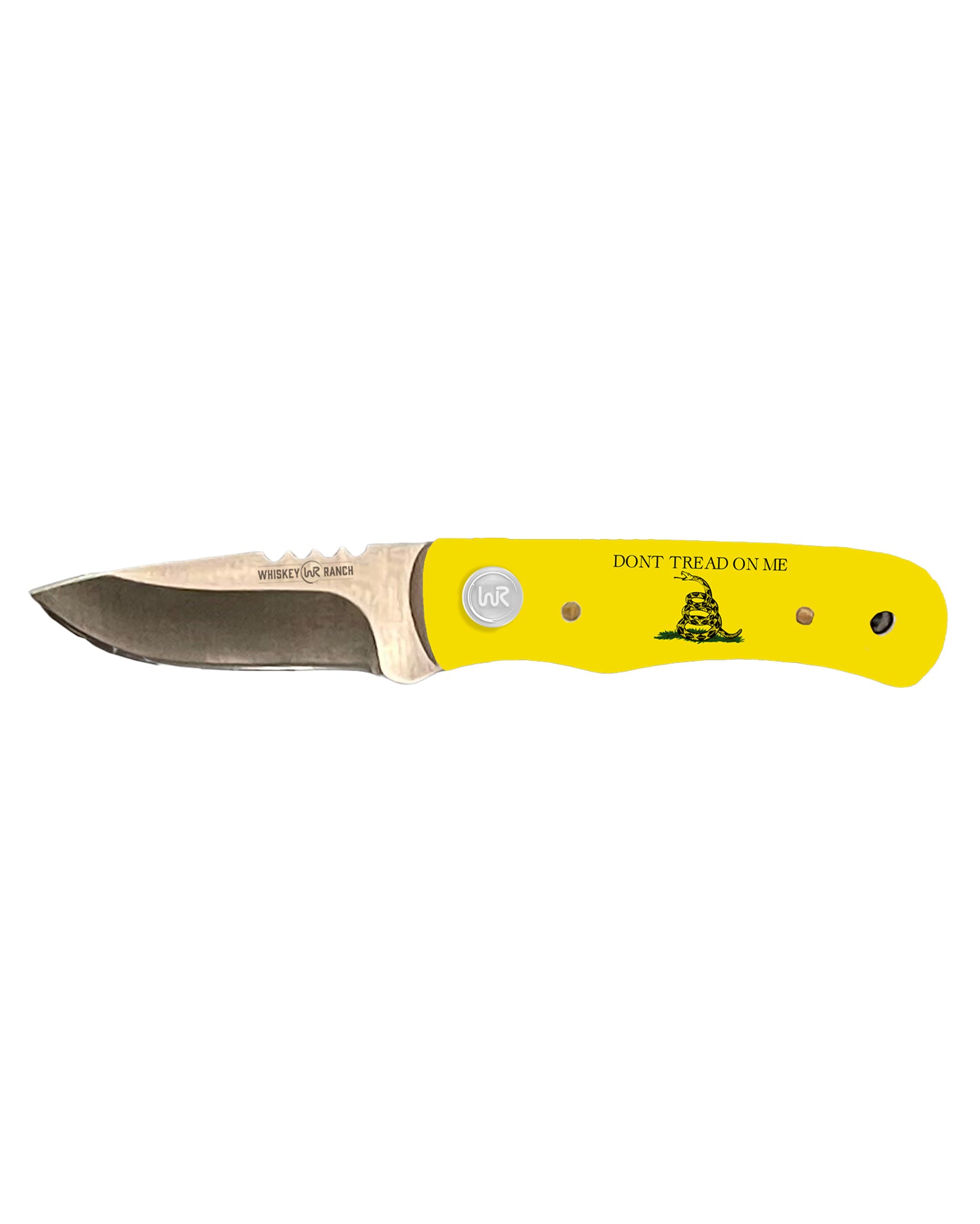 Don'T Tread Acrylic Skinner Knife - Wb43-24 by Whiskey Bent Knives from Skip’s Western Outfitters | WBK-WB43-24-DON'T-TREAD