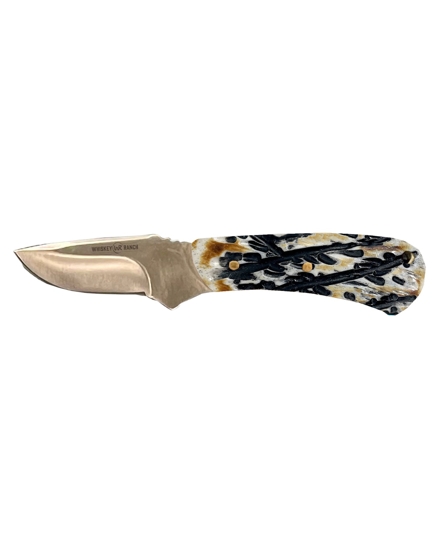 Burnt Bone Natural Bone Mini Skinner Knife - Wb44-16 by Whiskey Bent Knives from Skip’s Western Outfitters | WBK-WB44-16-BURNT-BONE
