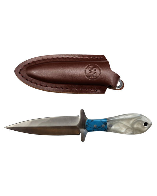 Pearl Agate Pearl Vaquero Dagger Knife - Wb73-79